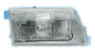 Far Fiat Cinquecento 07.1991-10.1998 DJ AUTO partea Dreapta , reglaj manual, tip bec H4, carcasa neagra