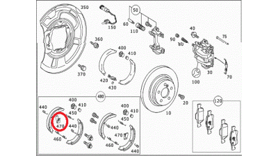 Clema Mercedes A2309880081