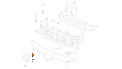 Clips Honda 90301ST0003