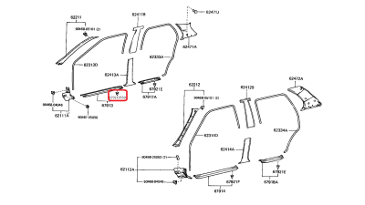 Clips Toyota 6792195501