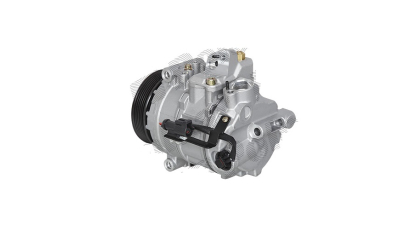 Compresor aer conditionat Jaguar XF, 2008-2016, XJ, 2003-2009, motorizare 2.7 d, diesel, rola curea 110 mm, 6 caneluri, de tip Denso: 7SEU17C