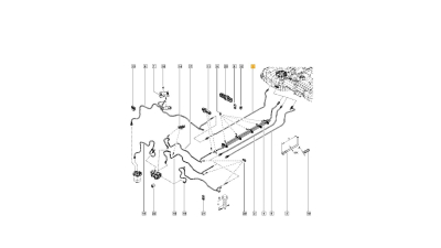 Conducta Combustibil rezervor Renault Clio 4, Captur motor 1.5 dci, 175067380R,  piesa originala OE