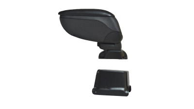 Cotiera BestAutoVest pentru Fiat 500 , rabatabila cu capac culisabil imbracat in piele eco, model ArmCik