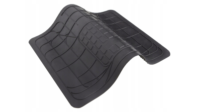 Covoras auto din cauciuc Universal culoare Negru, presuri BestAutoVest, 1 buc. pentru pasajul (tunelul) dintre scaunele din spate