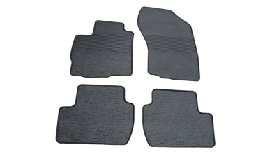 Set covorase auto din cauciuc Peugeot 4007 2008-2012, Citroen C-Crosser 2008-2012, Mitsubishi Outlander 2008-2009, Negru, Gledring, 4 buc.