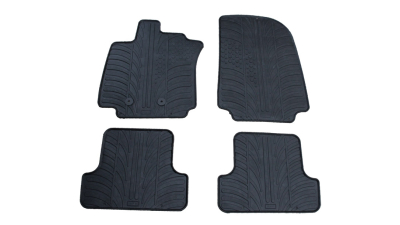 Set covorase auto din cauciuc Renault Clio 3 2005-2012, Negru, Gledring, 4 buc.