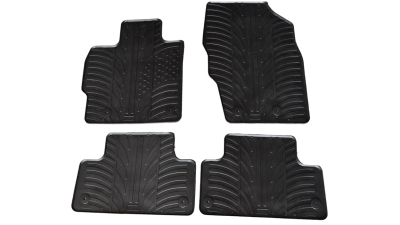 Set covorase auto din cauciuc Mazda CX-7 2007-2012, (pentru motorizare benzina), Negru, Gledring, 4 buc.