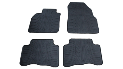 Set covorase auto din cauciuc Renault Megane Scenic 2 2003-2009, Negru, Gledring, 4 buc.
