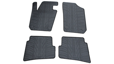 Set covorase auto din cauciuc Seat Ibiza 6J 2008-05.2017, Negru, Gledring, 4 buc.