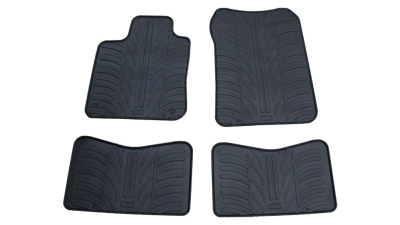 Set covorase auto din cauciuc Renault Twingo 2 2007-2014, Negru, Gledring, 4 buc.
