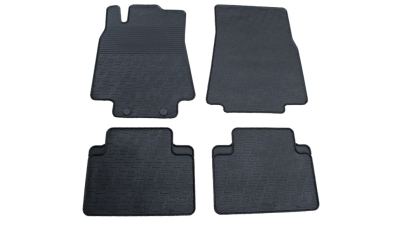 Set covorase auto din cauciuc Mercedes Clasa B (BR245) 2005-2011, Negru, Gledring, 4 buc.