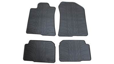 Set covorase auto din cauciuc Toyota Corolla Verso 2004-2009, Negru, Gledring, 4 buc.