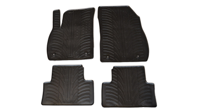 Set covorase auto din cauciuc Opel Zafira C 2011-2019, Negru, Gledring, 4 buc.