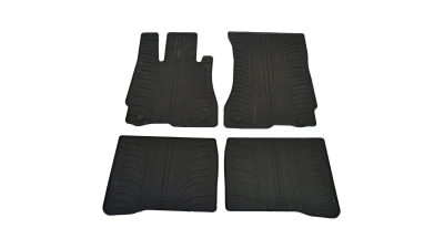 Set covorase auto din cauciuc Mercedes Clasa S (W221) 2005-08.2013, Negru, Gledring, 4 buc.