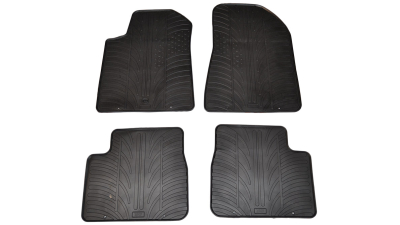 Set covorase auto din cauciuc Alfa Romeo Giulietta 2010-2014, Negru, Gledring, 4 buc.