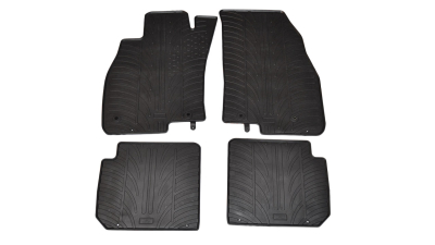 Set covorase auto din cauciuc Alfa Romeo Mito, 3 usi 2008-, Negru, Gledring, 4 buc.