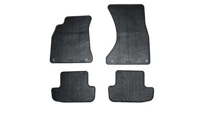 Set covorase auto din cauciuc Audi A5 Coupe (B8/8T/F) 2007-2016, 4 usi, Negru, Gledring, 4 buc.