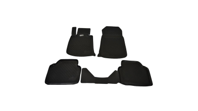 Set covorase auto din cauciuc BMW Seria 3 E90 2005- , presuri tip Tavita BestAutoVest, 4 buc.