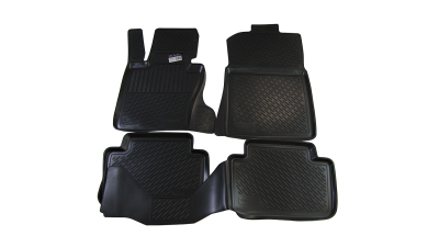 Set covorase auto din cauciuc BMW X3 E83 2003- , presuri tip Tavita BestAutoVest, 4 buc.