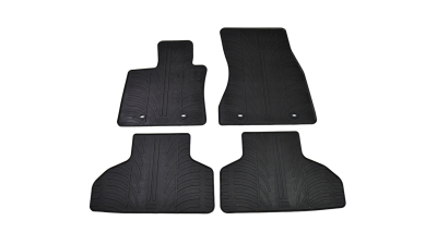 Set covorase auto din cauciuc BMW X5 (F15) 2013-10.2018, Negru, Gledring 4 buc.