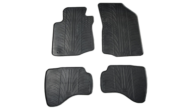 Set covorase auto din cauciuc Toyota Aygo 2005-2009, Citroen C1 2005-2009, Peugeot 107 2005-2009, Negru, Gledring, 4 buc.