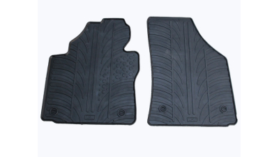 Set covorase auto din cauciuc Vw Caddy 2004-2010, Caddy Facelift 2015-10.2020, Negru, Gledring, 2 buc.