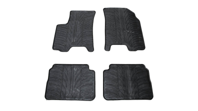 Set covorase auto din cauciuc Chevrolet Aveo 2006-2011, Negru, Gledring, 4 buc.