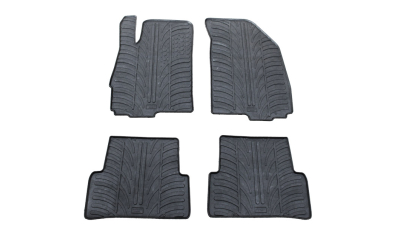 Set covorase auto din cauciuc Chevrolet Aveo T300 2011-2014, 5 usi, Negru, Gledring, 4 buc.