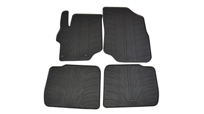 Set covorase auto din cauciuc Peugeot 301 2012-,  Citroen C-Elysee 2012-, (4 usi), Negru, Gledring. 4 buc.
