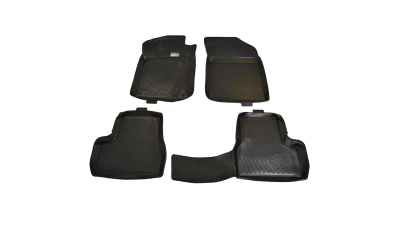 Set covorase auto din cauciuc Citroen C3 Model 2 Hatch 2009- , presuri tip Tavita BestAutoVest, 4 buc.
