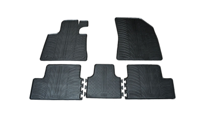 Set covorase auto din cauciuc Citroen C4 Picasso (Spacetourer) 2013-2018, Negru, Gledring, 5 buc.