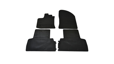 Set covorase auto din cauciuc Dacia Lodgy 2012-, presuri BestAutoVest, negre, 4 buc.