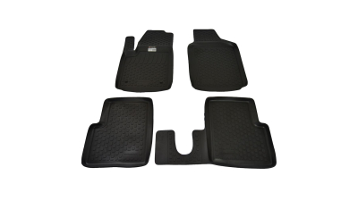 Set covorase auto din cauciuc FIAT 500 2008-TAVITA , presuri tip Tavita BestAutoVest, 4 buc.