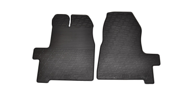 Set covorase auto din cauciuc Ford Transit Custom 2012-12.2017, Transit Furgon (doar fata), Negru, Gledring, 4 buc.