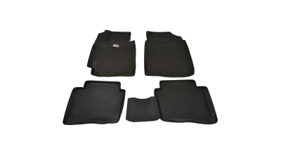 Set covorase auto din cauciuc Hyundai Accent 4 2010- , presuri tip Tavita BestAutoVest, 4 buc.