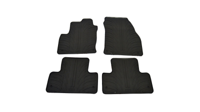 Set covorase auto din cauciuc Land Rover Range Rover Evoque 2011-01.2019, Negru, Gledring, 4 buc.