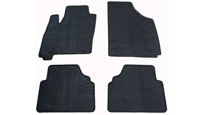 Set covorase auto din cauciuc Opel Meriva 2003-2010, Negru, Gledring, 4 buc.