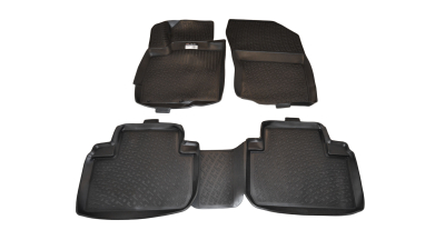 Set covorase auto din cauciuc Mitsubishi Outlander 3 2012-, presuri tip Tavita BestAutoVest, 4 buc.