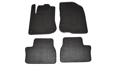 Set covorase auto din cauciuc Peugeot 2008 2013-12.2019, Crossover 2013-, Negru, Gledring, 4 buc.
