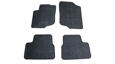 Set covorase auto din cauciuc Peugeot 207 2006-2012, Negru, Gledring, 4 buc.