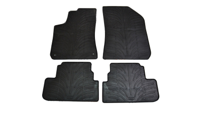 Set covorase auto din cauciuc Peugeot 308 Hatchback (5 usi) 2013-04.2021, Negru, Gledring, 4 buc. (Nu este compatibil cu modelul Combi/SW)
