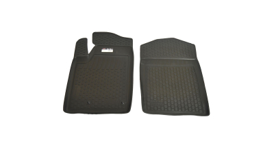 Set covorase auto din cauciuc Peugeot Partner Origin 2002- Primul Rand de scaune, presuri tip Tavita BestAutoVest, 2 buc.