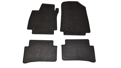 Set covorase auto din cauciuc Renault Clio 4  2012-08.2019 (5 usi), Clio IV GT, Renault Captur 2013-12.2019, Negru, Gledring, 4 buc.
