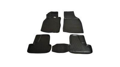 Set covorase auto din cauciuc Renault Megane 3 hatchback 2008-, presuri tip Tavita BestAutoVest, 4 buc.