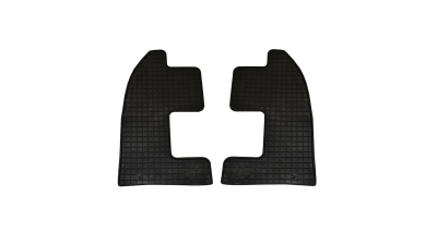 Set covorase auto din cauciuc Seat Alhambra 2 Vw Sharan 2 2010- Randul Al Treilea de scaune, presuri BestAutoVest, negre, 2 buc.