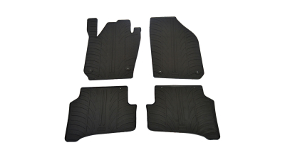 Set covorase auto din cauciuc Skoda Fabia 3 2014-11.2021 (5 usi), Negru, Gledring, 4 buc.