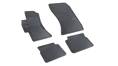 Set covorase auto din cauciuc Subaru Forester 3 2008-2013 Subaru Impreza 3 GH 2007-2011 Subaru Legacy IV 2003-2009,Outback III 2003-2009, presuri BestAutoVest, negre, 4 buc.