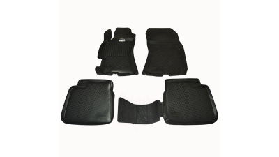 Set covorase auto din cauciuc Subaru Legacy 4 Sedan 2003-2009 , presuri tip Tavita BestAutoVest, 4 buc.