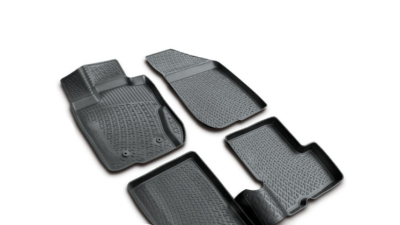 Set covorase auto din cauciuc Renault Kangoo 1998- fata, presuri tip Tavita BestAutoVest, 2 buc.
