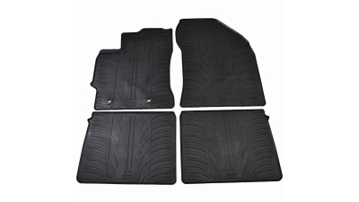 Set covorase auto din cauciuc Toyota Corolla 2013-11.2018, Negru, Gledring, 4 buc.